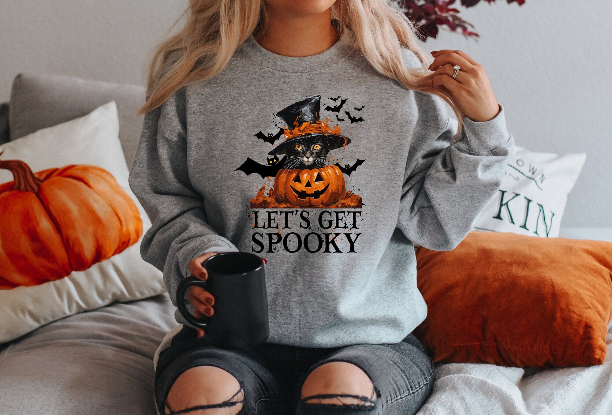 Cool & Spooky Halloween Cat Tees: Perfect for Cat Lovers image 0