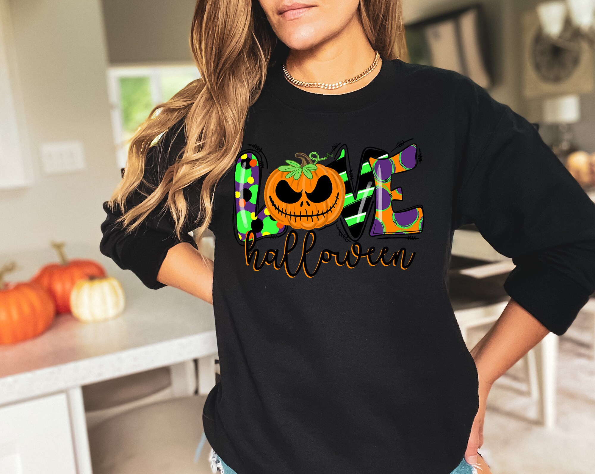 Spooky Love & Pumpkin Tees: Perfect Halloween & Trick or Treat Gifts image 1