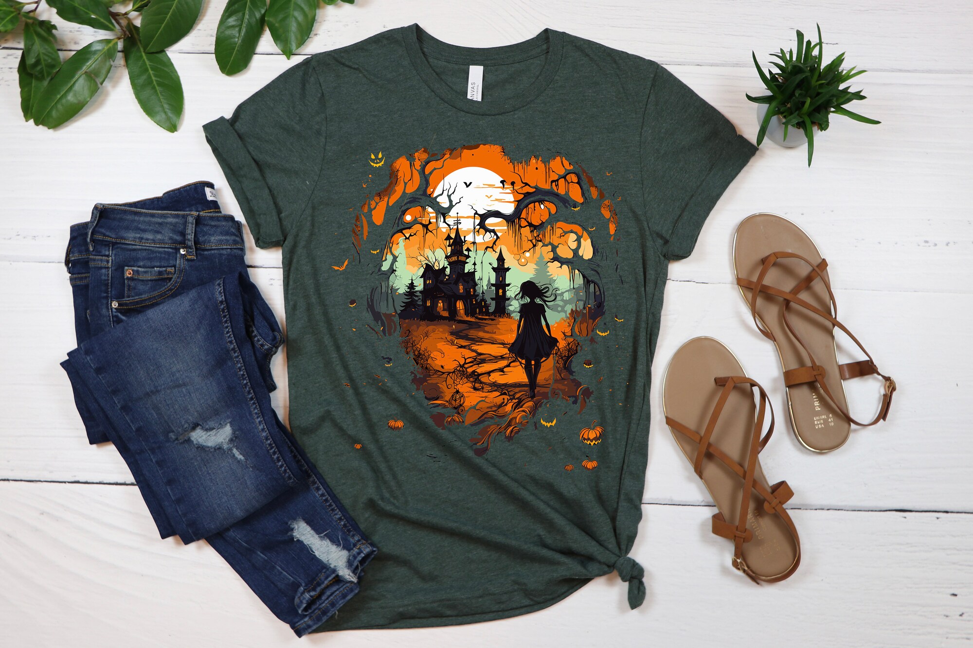 Halloween & Horror Floral Tees: Perfect Fall & Gift Shirts image 2