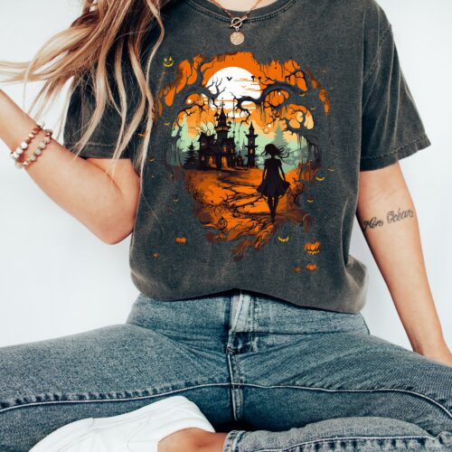 Halloween & Horror Floral Tees: Perfect Fall & Gift Shirts image 0