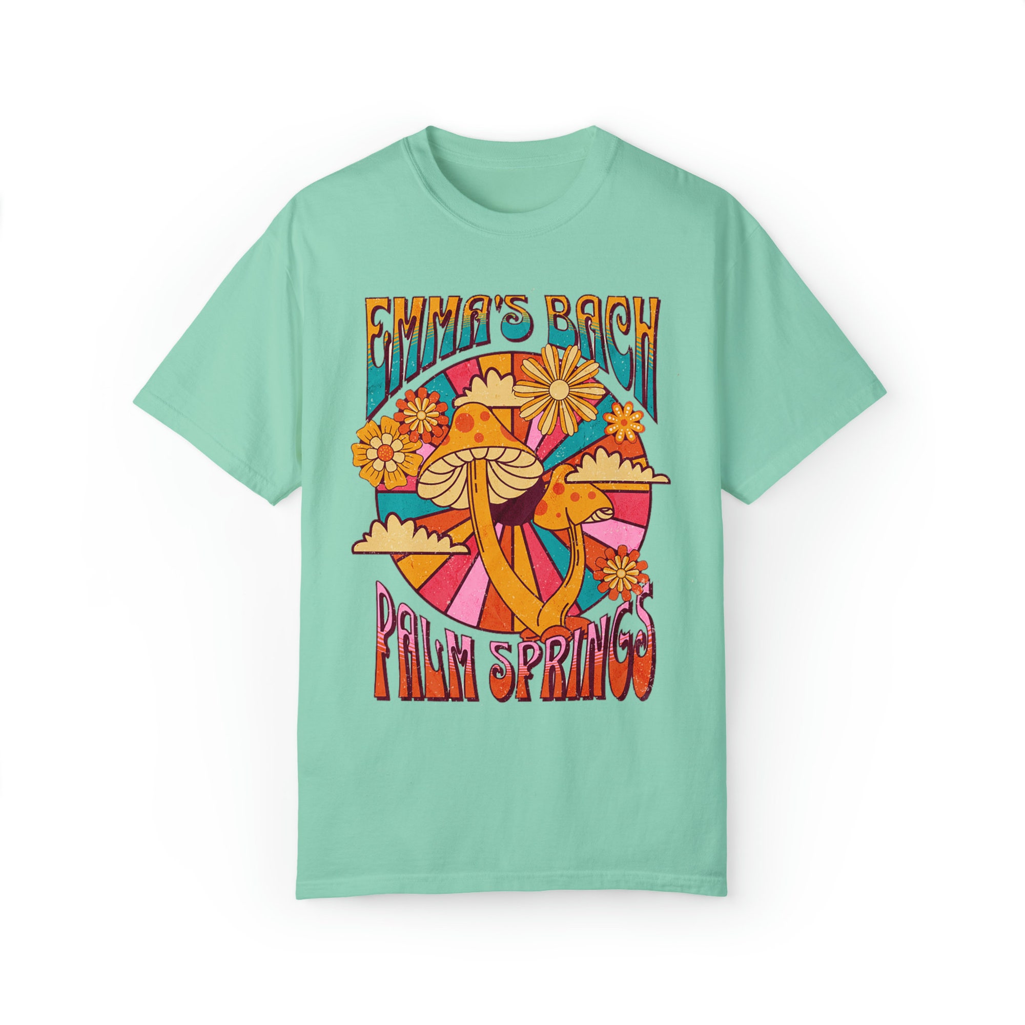 Groovy Retro Bachelorette Shirts - Custom Mushroom Party Tees image 5