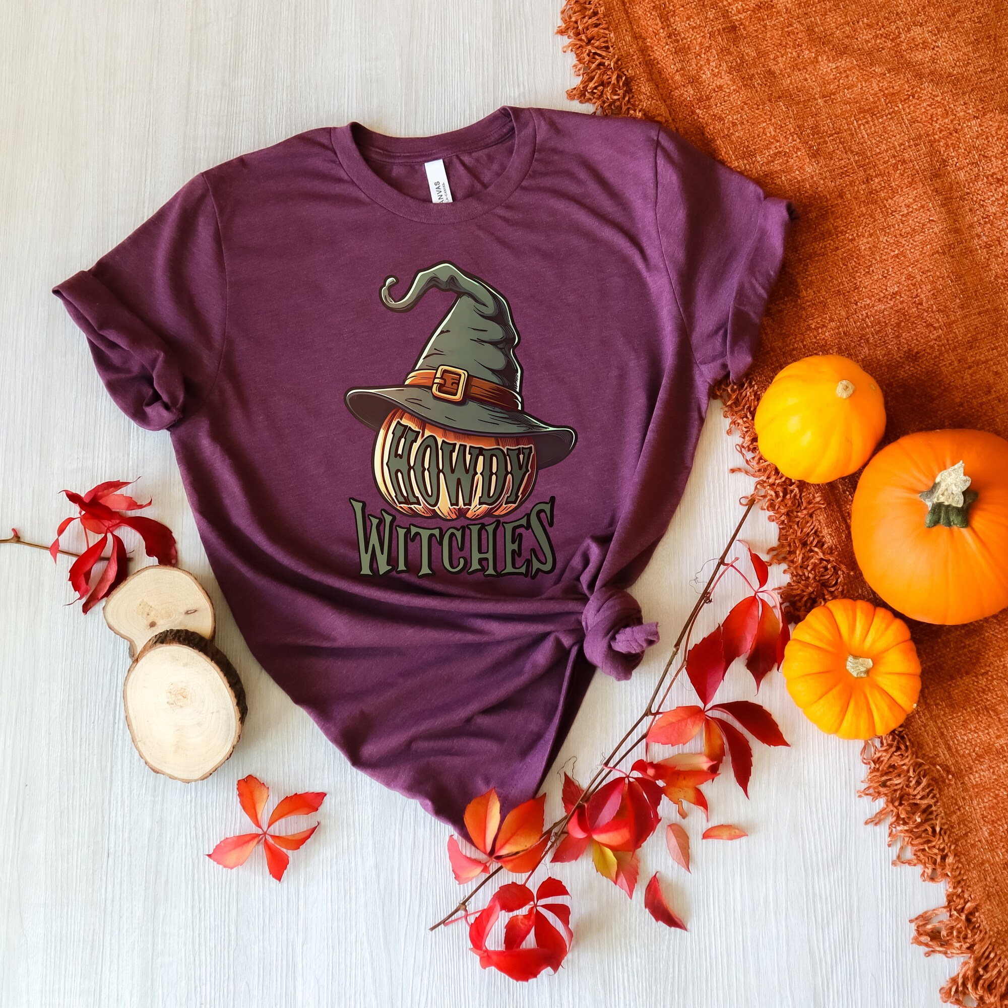 Howdy Witch Tee: Trendy Western & Retro Cowboy Shirt for Halloween image 2