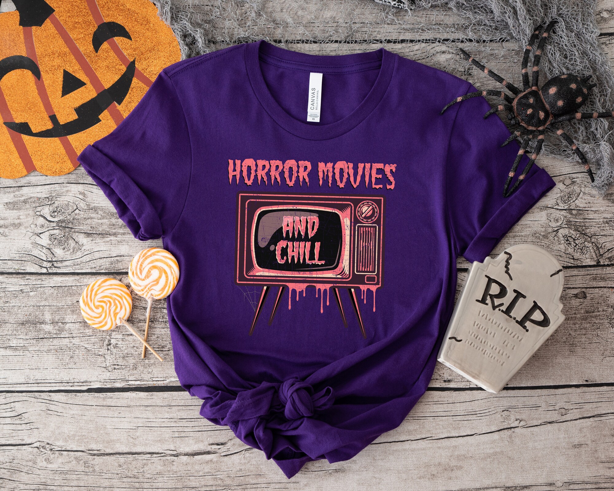 Horror Movie Sweatshirt - Perfect Halloween Party & Family Gift image 3