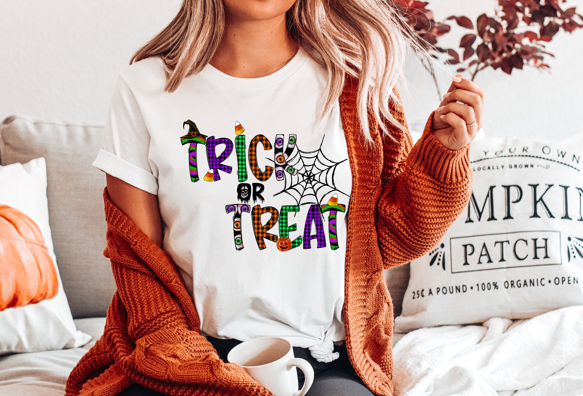 Trick or Treat Tee: Fun Halloween Shirt for Toddlers & Adults image 0