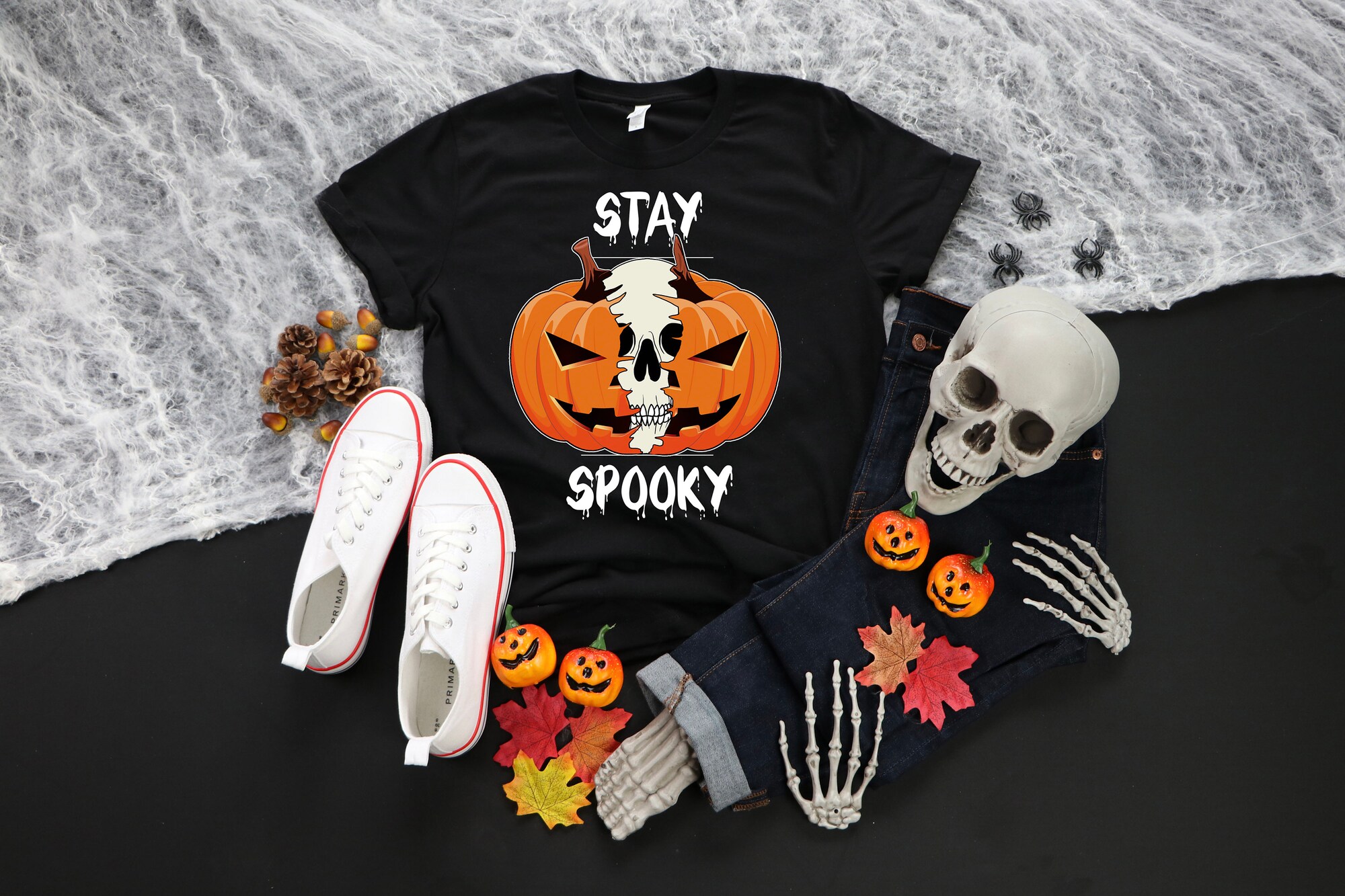 Stay Spooky: Women's Halloween Sweatshirt & Ghost Hoodie Gift image 2