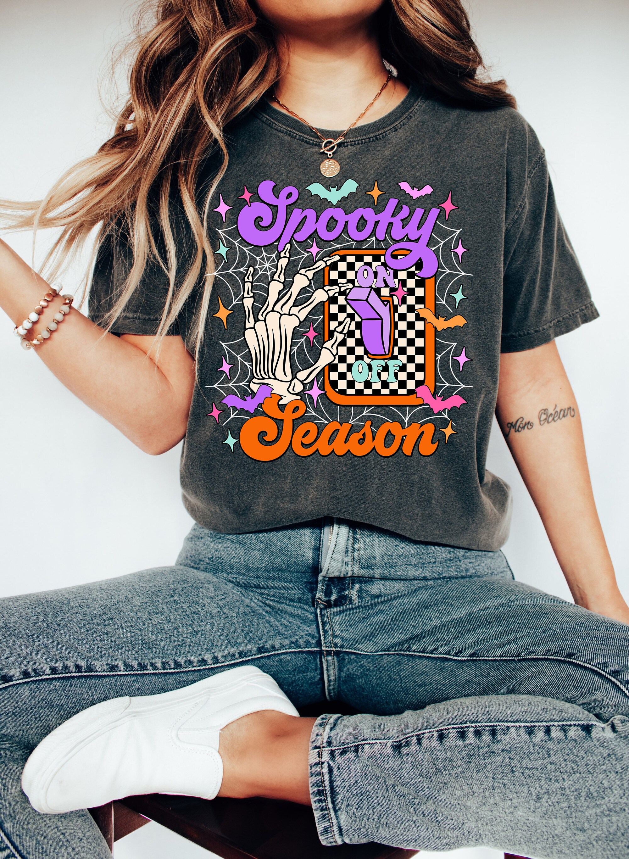 Retro & Spooky Halloween Tee: Perfect for Fall & Spooky Season image 3