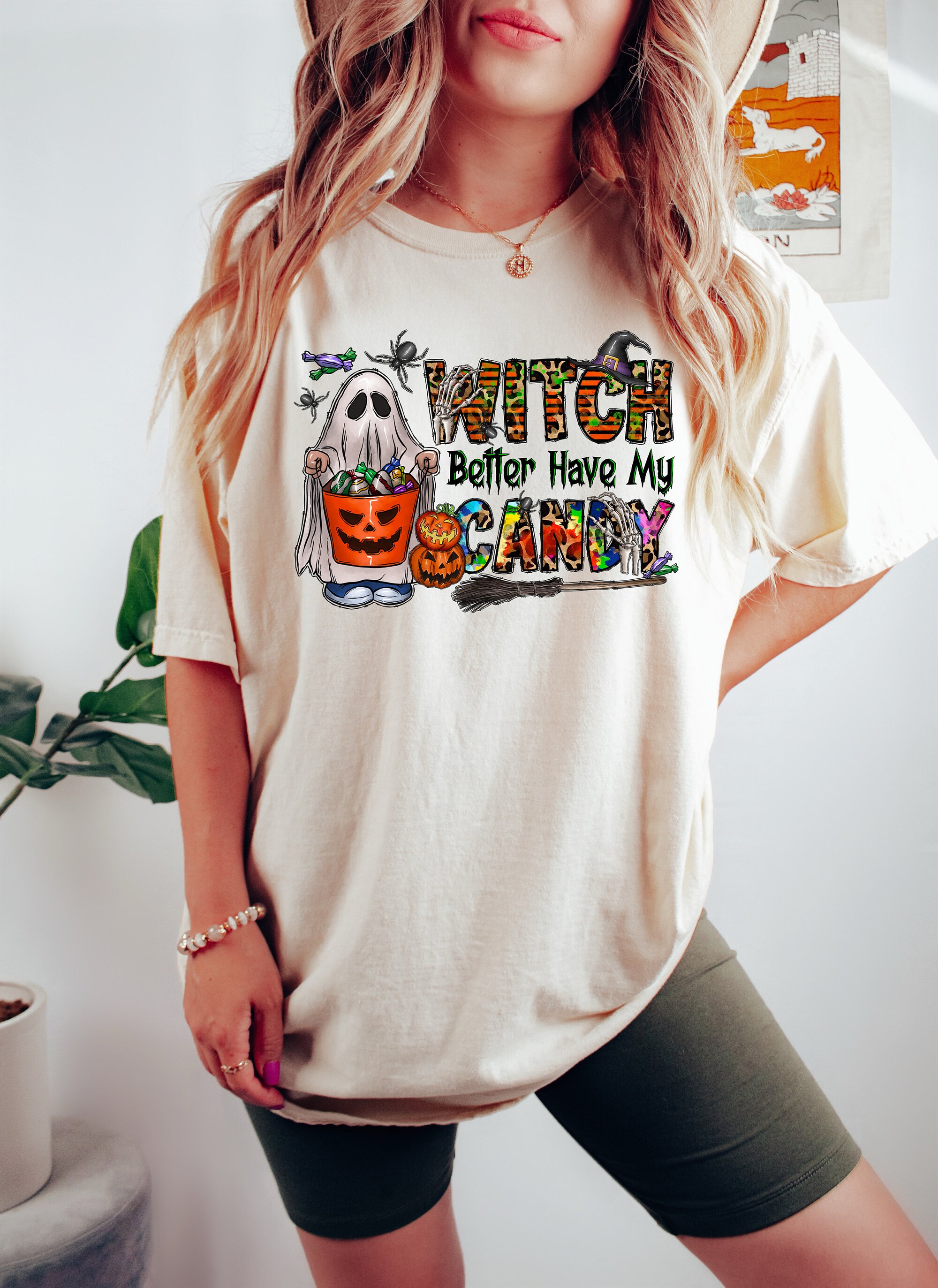 Trick or Treat: Funny & Cute Kids' Halloween Candy Tee image 0