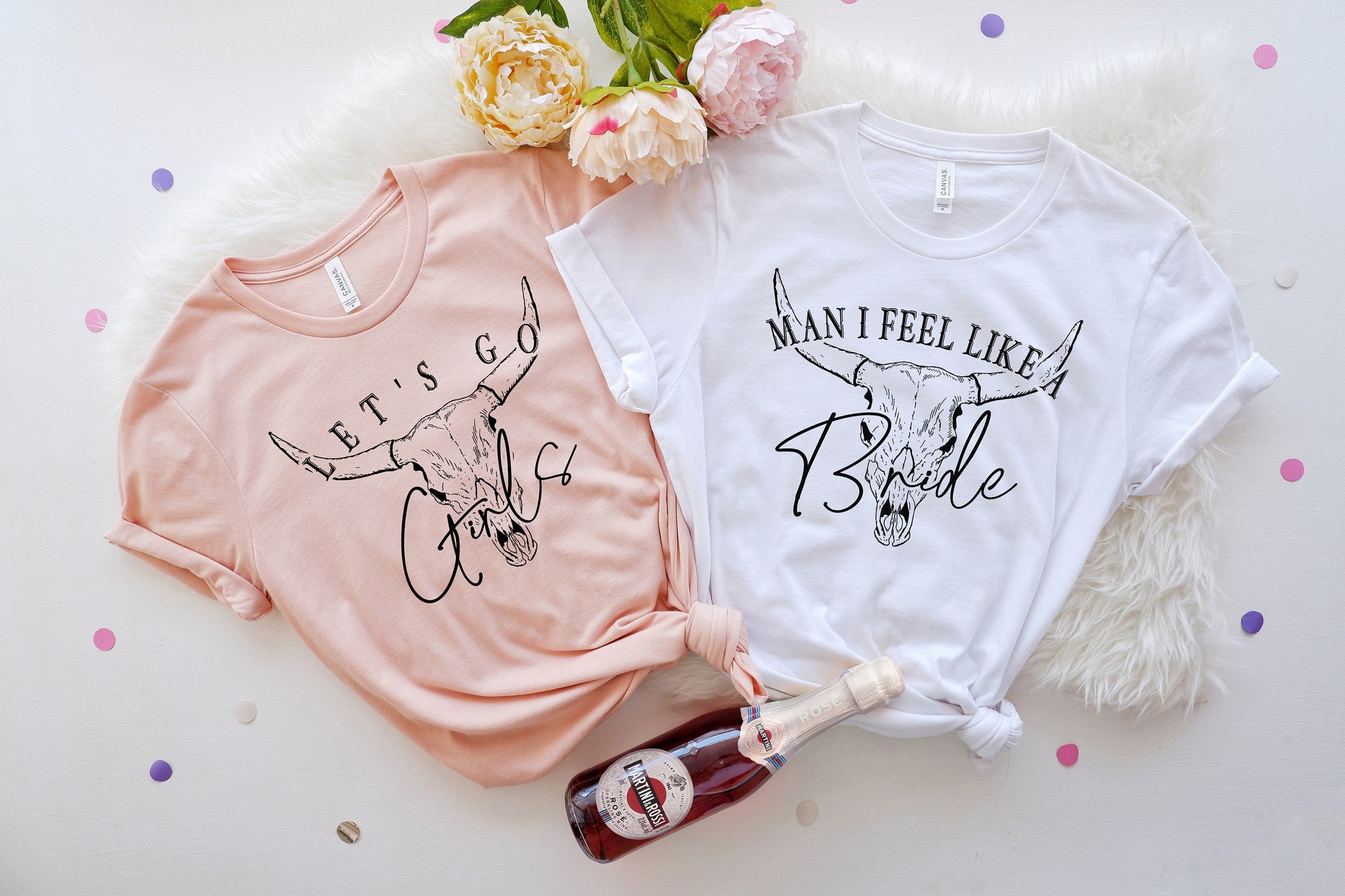 Feel Like A Bride: Western Bachelorette Shirts & Wedding Party Favors image 1