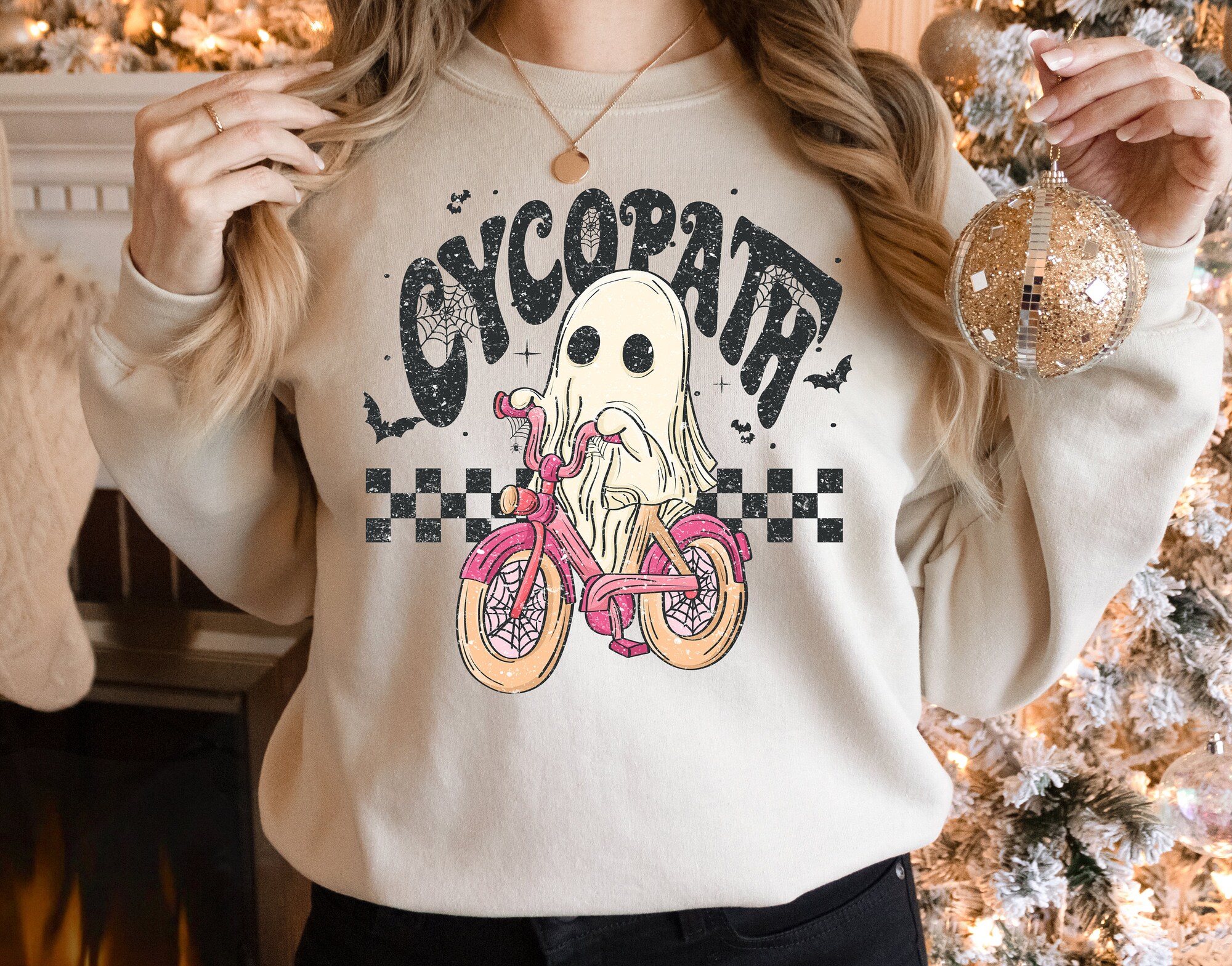 Cycopath Halloween Shirt, Cute Halloween Shirt, Spooky Season Shirt, Funny Halloween, Trendy Halloween Shirt, Ghost Tee, Halloween Gifts image 2