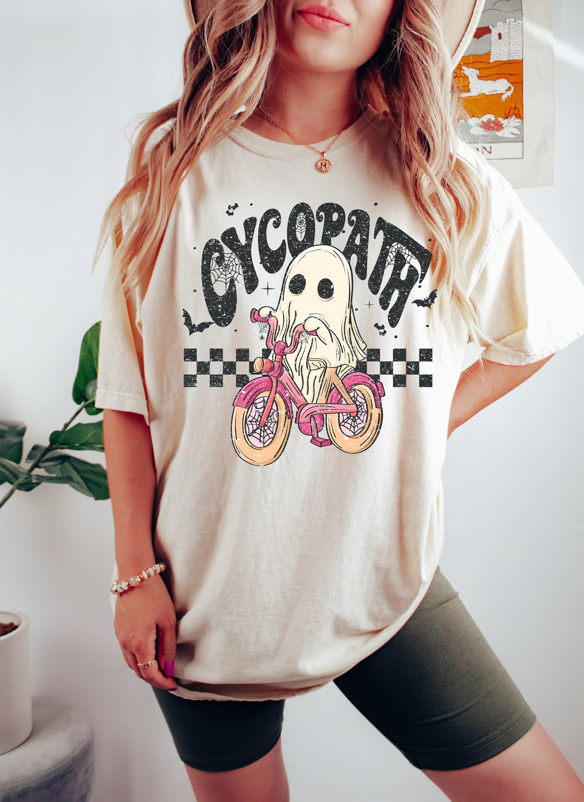 Cycopath Halloween Shirt, Cute Halloween Shirt, Spooky Season Shirt, Funny Halloween, Trendy Halloween Shirt, Ghost Tee, Halloween Gifts image 3