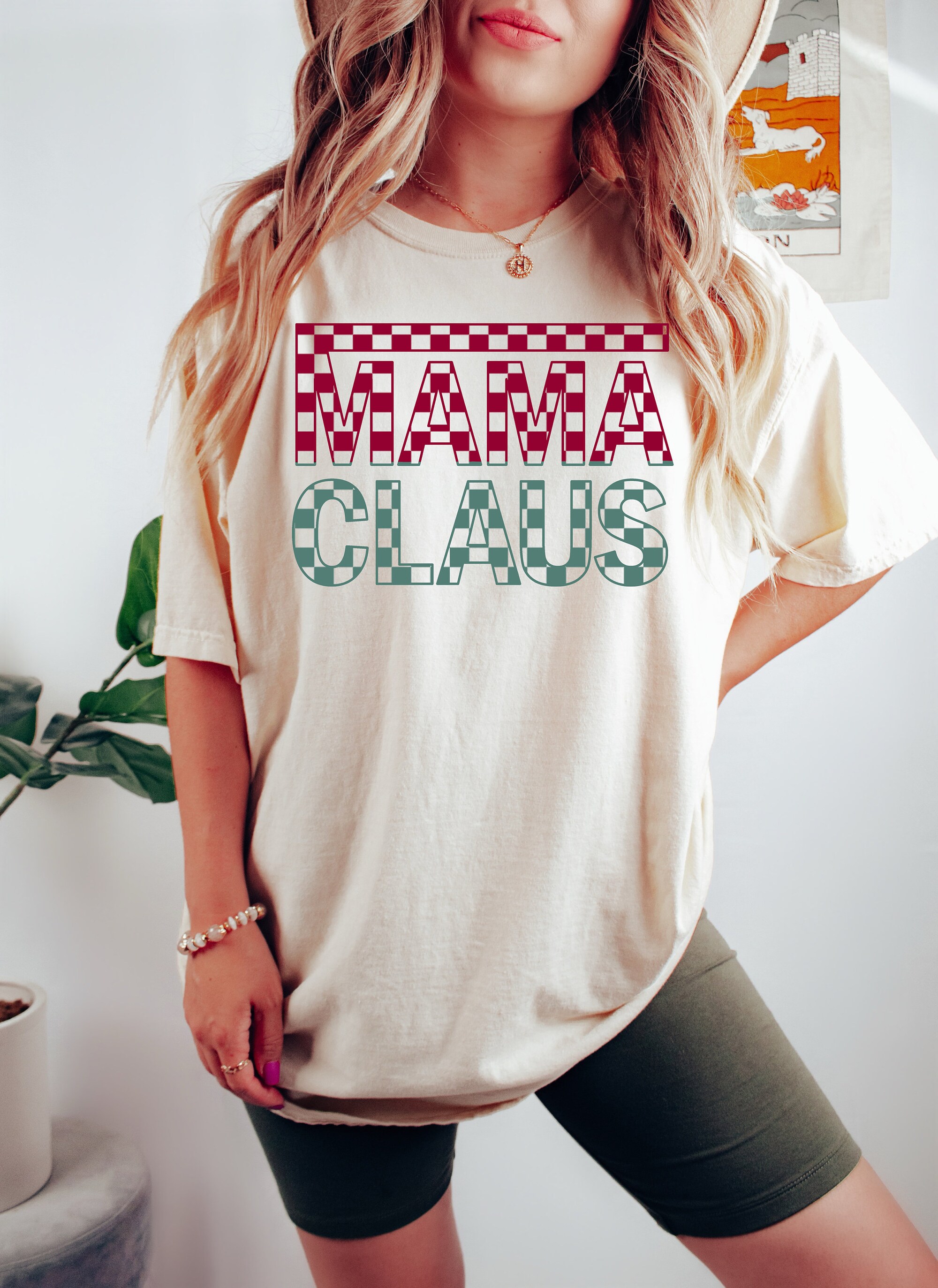 Mama Claus Christmas Shirt for Moms - Perfect Holiday Gift image 1