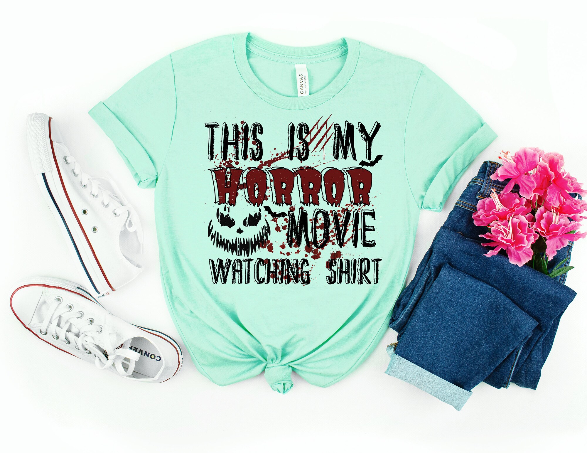 Horror Movie Fans: Ultimate Funny Halloween & Movie Watching Shirt image 2