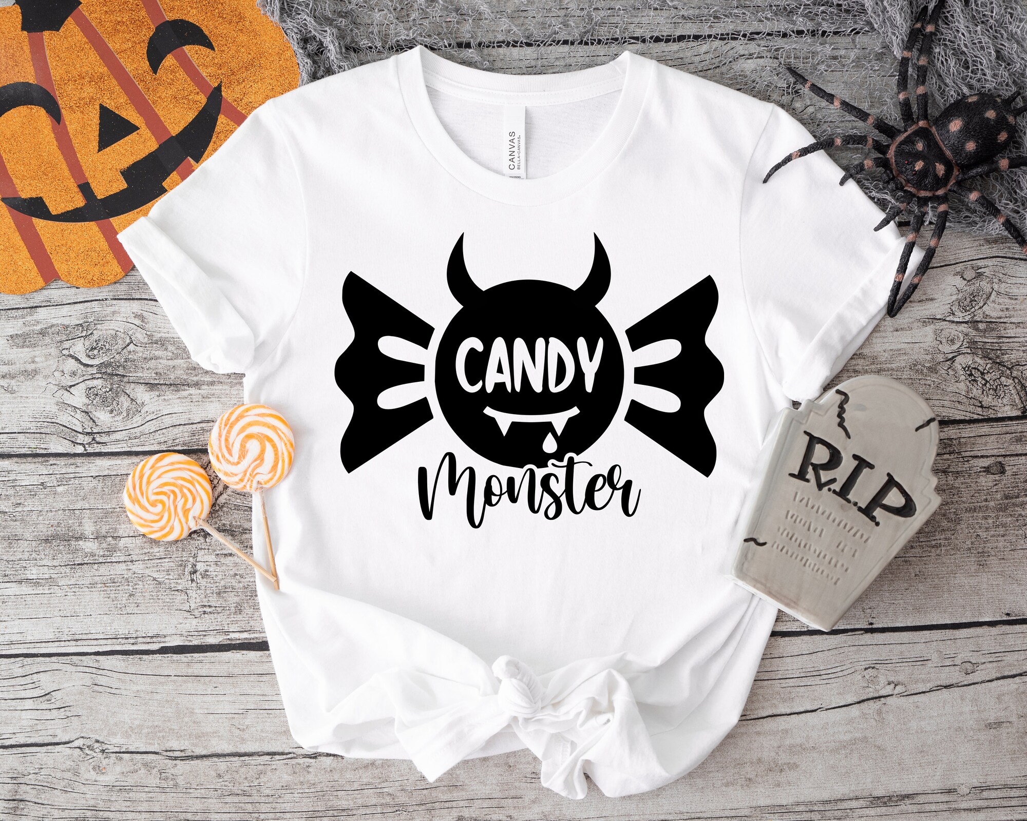 Candy Monster: Kids Halloween Tees & Trick Or Treat Shirts image 0