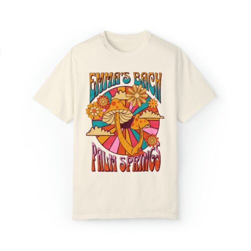 Groovy Retro Bachelorette Shirts - Custom Mushroom Party Tees image 0