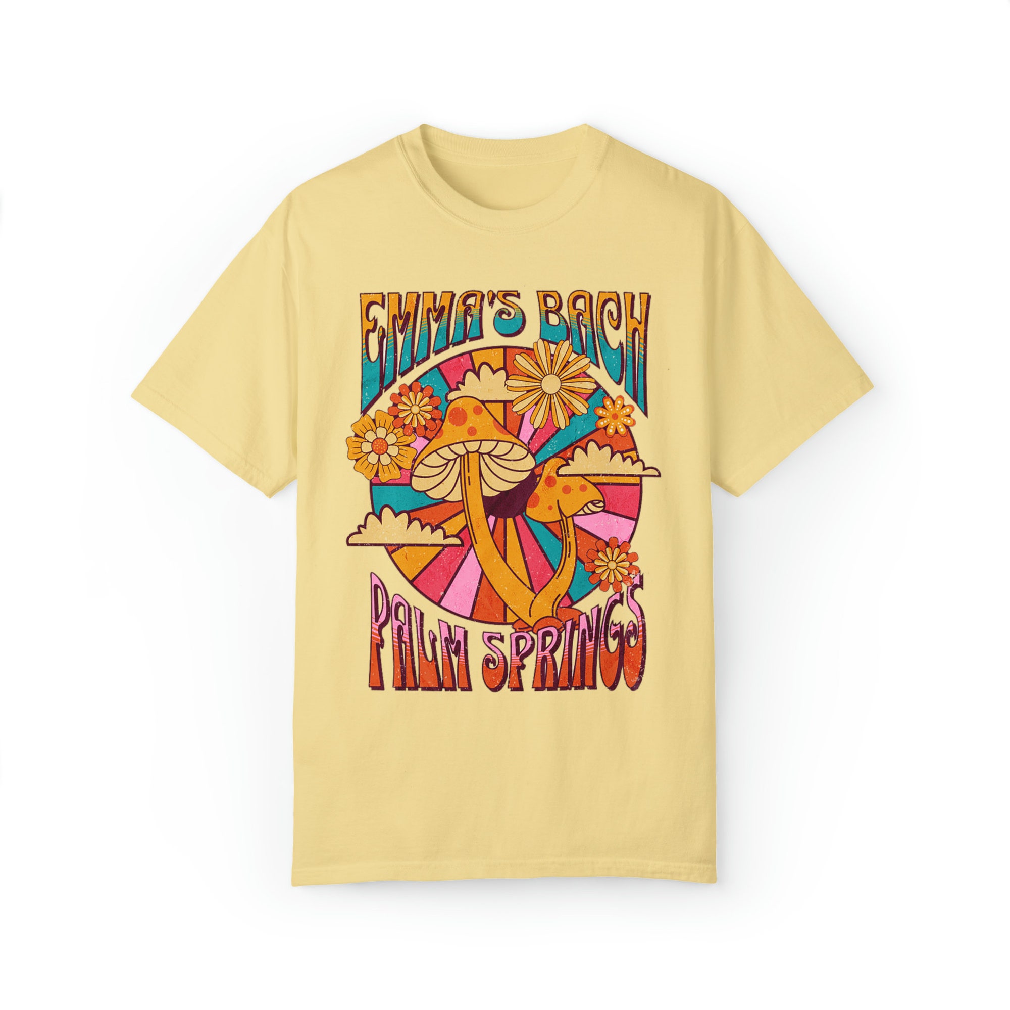 Groovy Retro Bachelorette Shirts - Custom Mushroom Party Tees image 2