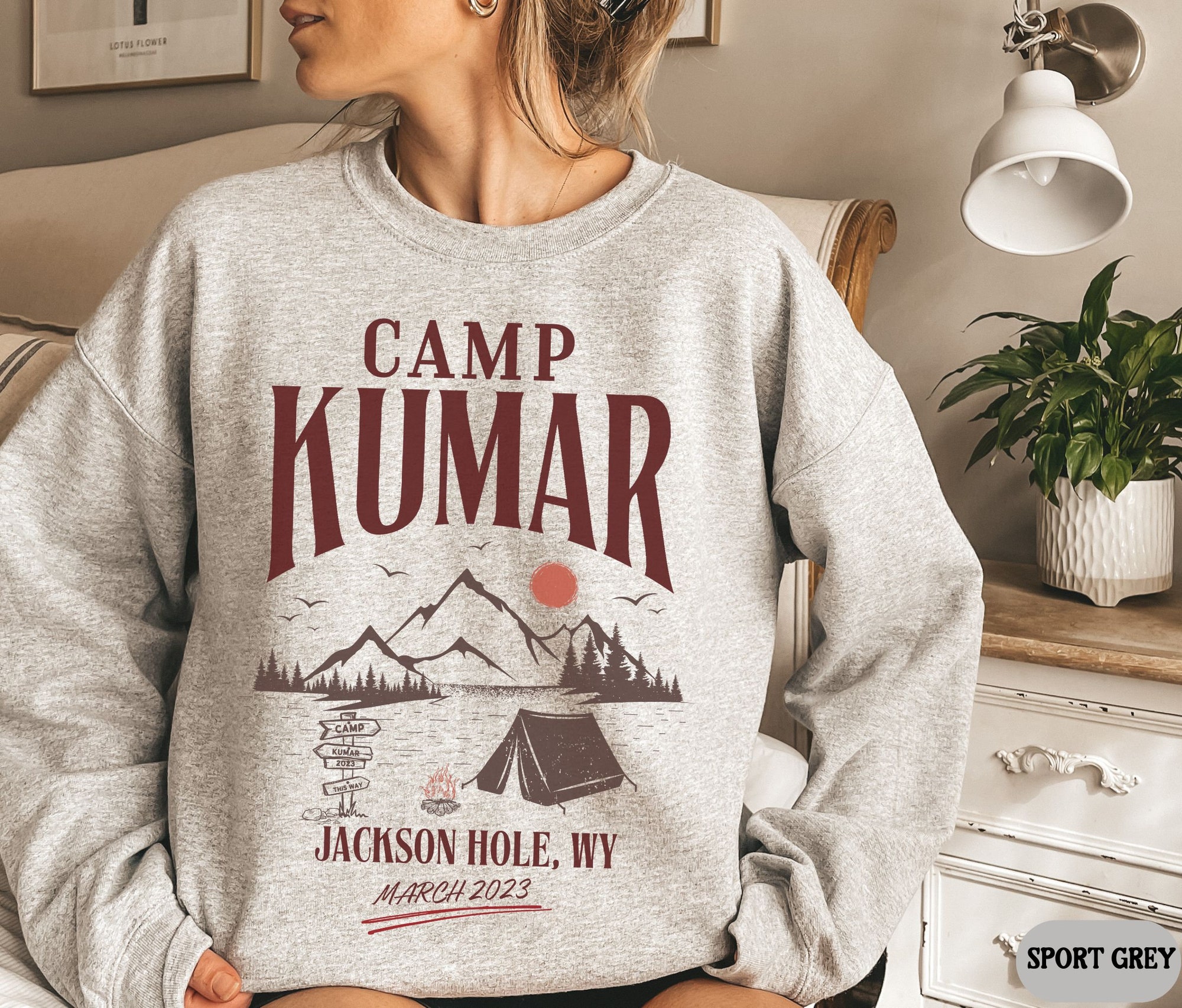 Custom Vintage Camping Bachelorette Party Shirts image 4