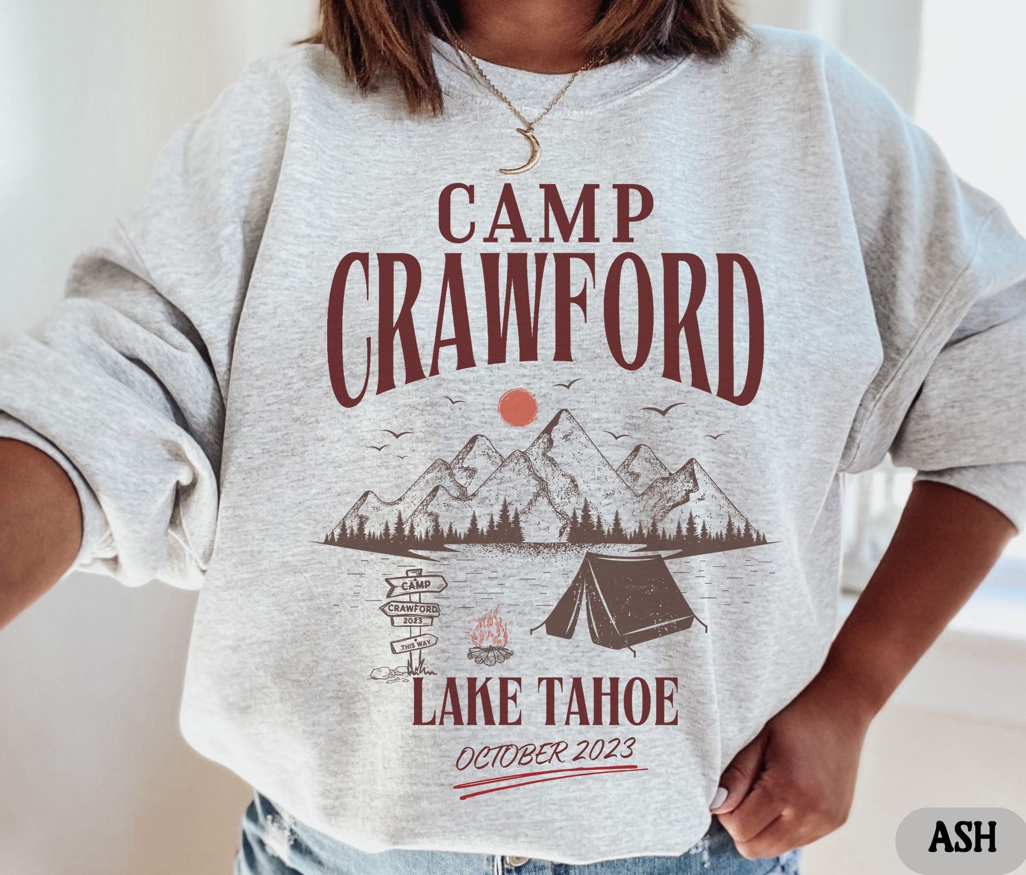 Custom Vintage Camping Bachelorette Party Shirts image 0