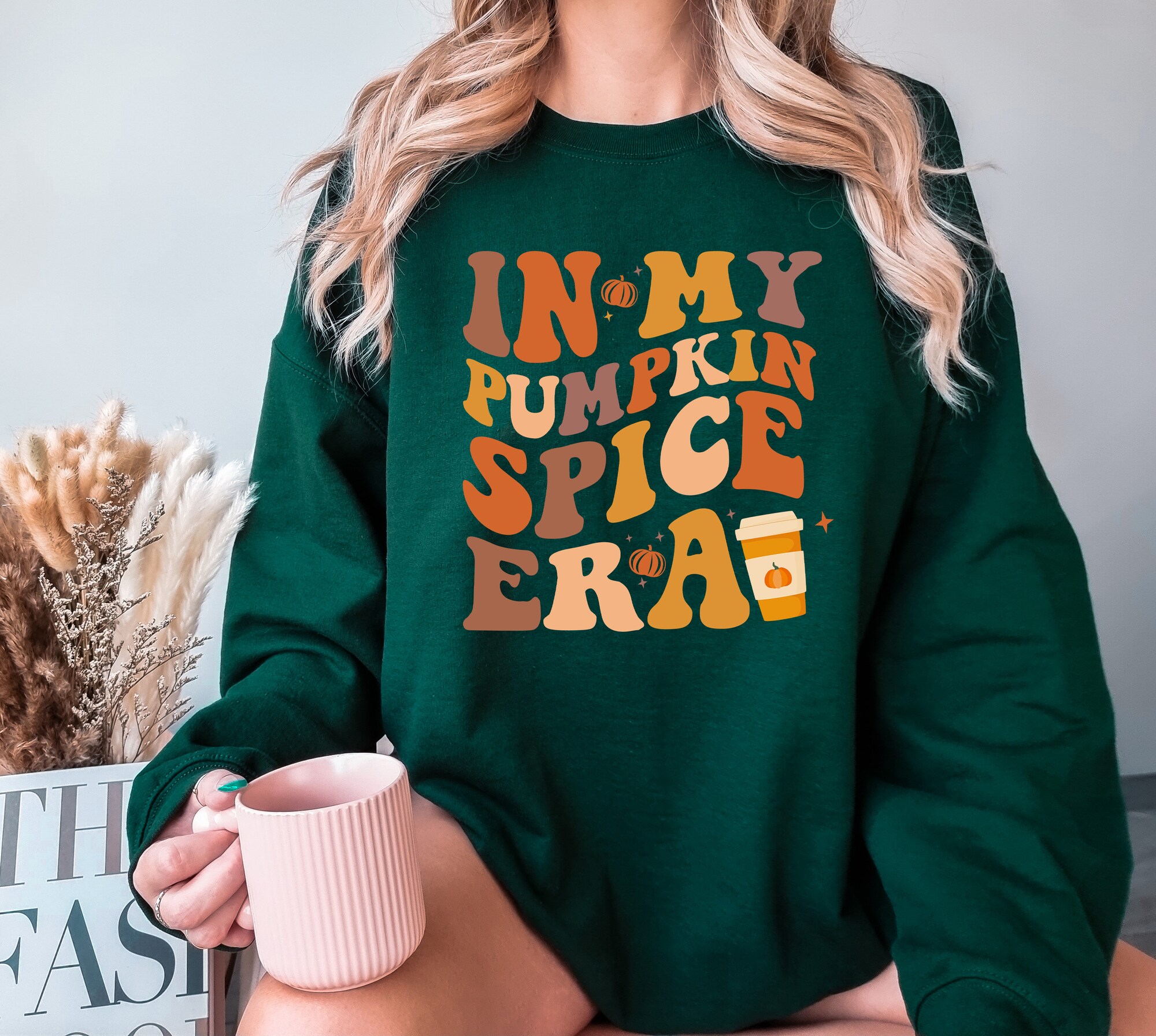 In My Pumpkin Spice Era Sweatshirt: Fall Coffee Lover & Halloween Shirt image 0