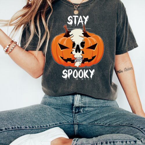 Stay Spooky: Women's Halloween Sweatshirt & Ghost Hoodie Gift image 0