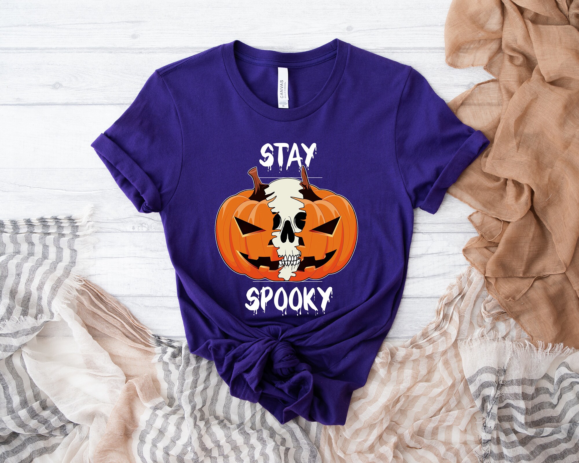 Stay Spooky: Women's Halloween Sweatshirt & Ghost Hoodie Gift image 3