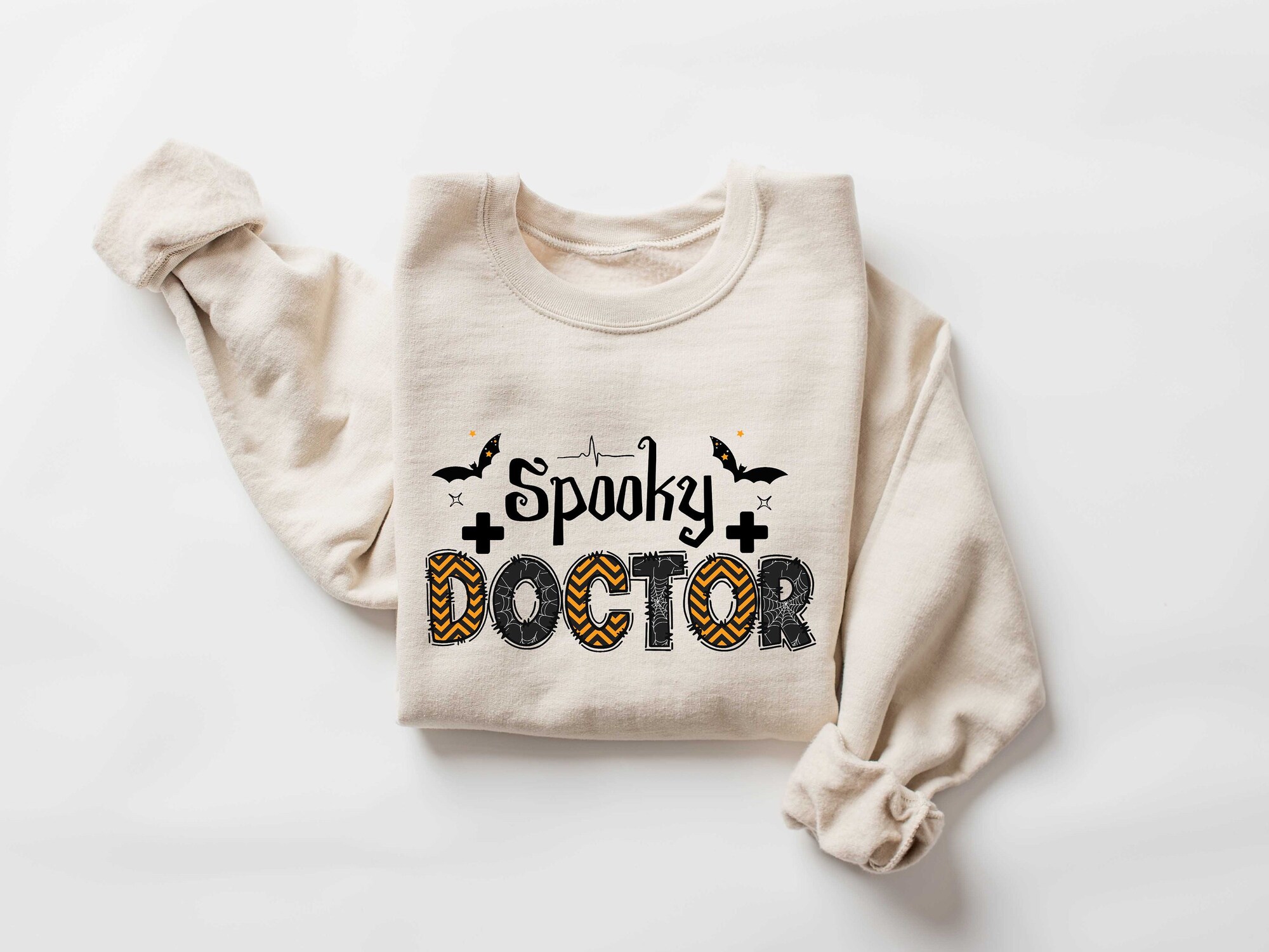 Spooky Doctor Sweatshirt: Halloween Fall Doctor Tee image 0