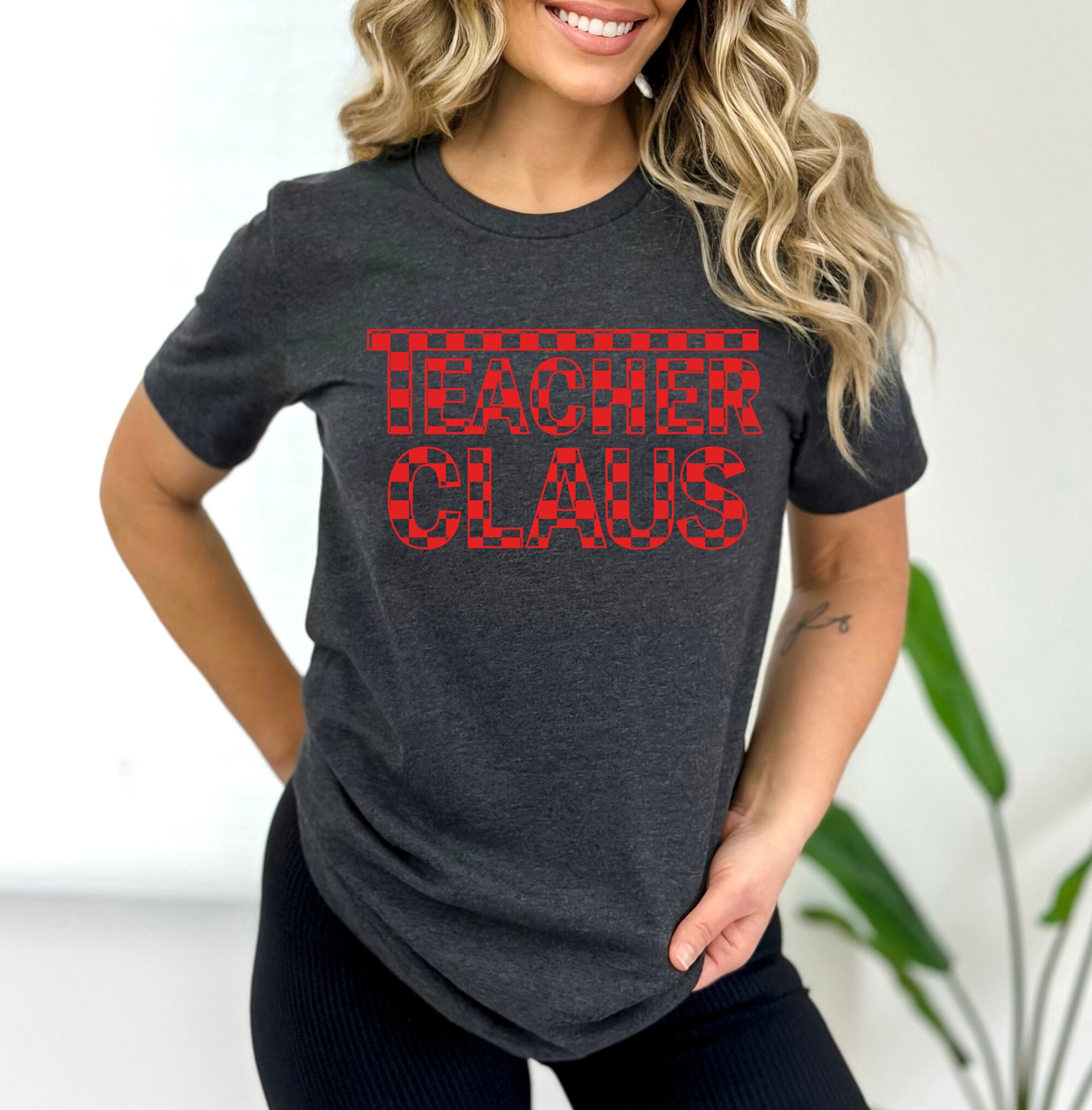 Teacher Claus: Festive Christmas Sweatshirt for Teachers image 1