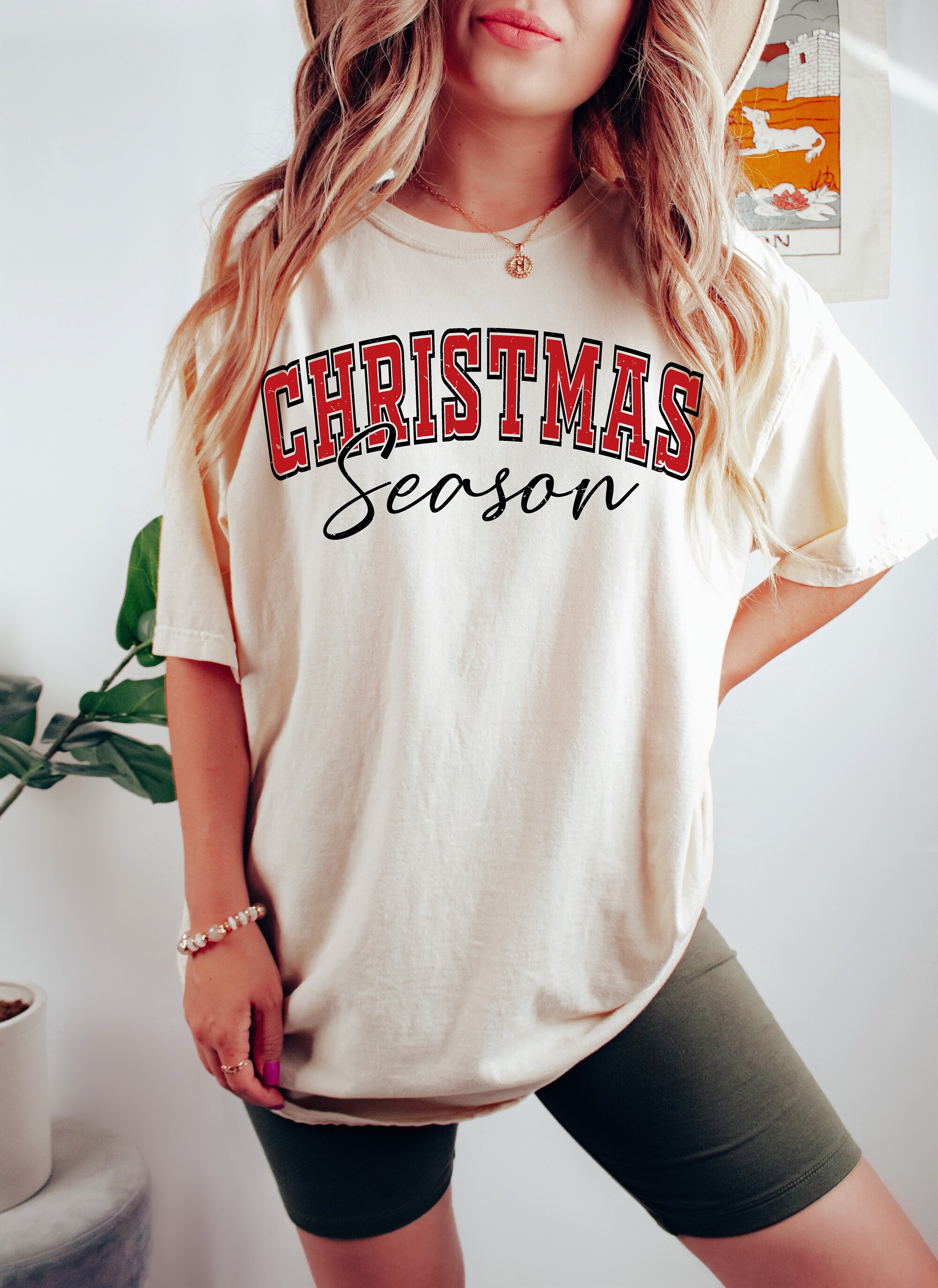 Retro Christmas Season Shirt - 'Tis the Season Style Tee image 1