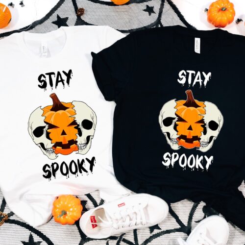 Stay Spooky: Retro Halloween Shirt with a Funny Vintage Vibe image 0