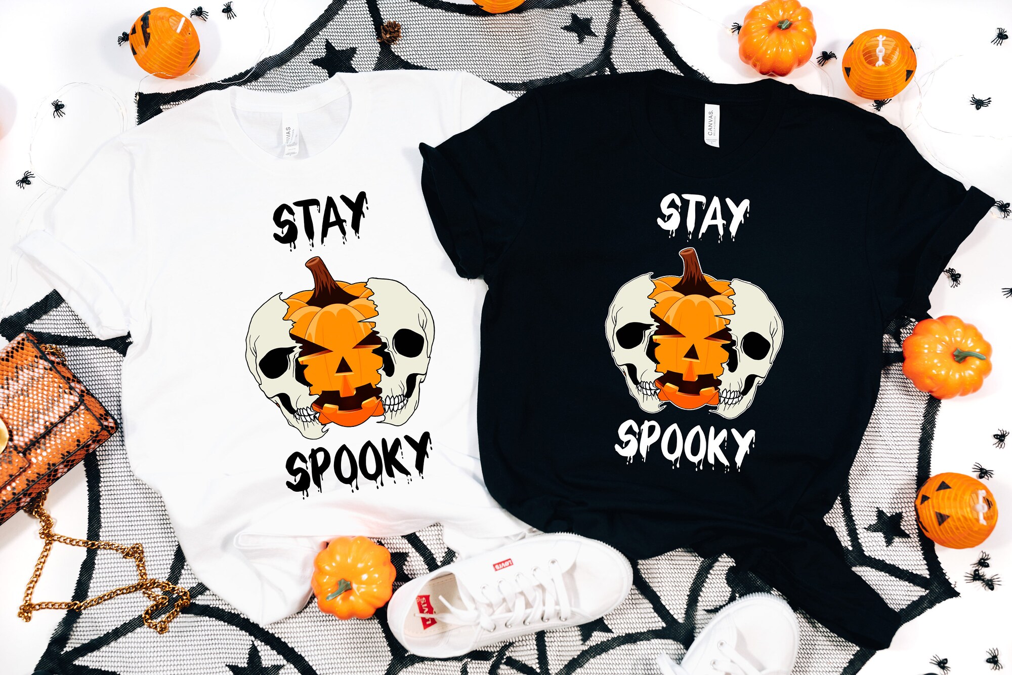 Stay Spooky: Retro Halloween Shirt with a Funny Vintage Vibe image 0