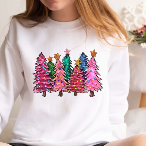 Christmas Tree Sweatshirt | Tis The Season Party Tee & Sweater image 0