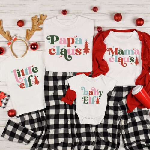 Family Christmas Shirts - Matching Pajamas and Tees for the Whole Family image 0