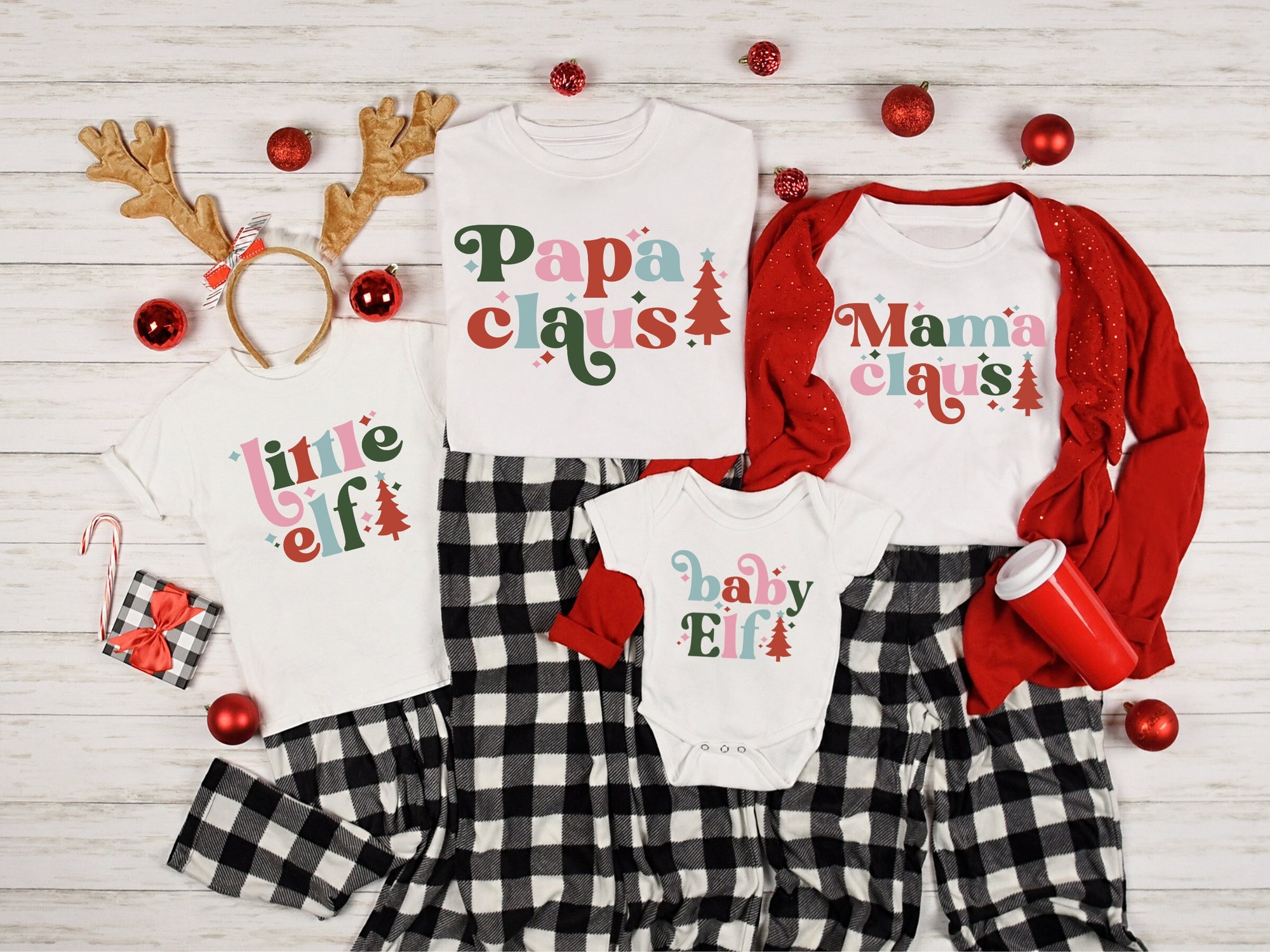 Family Christmas Shirts - Matching Pajamas and Tees for the Whole Family image 0