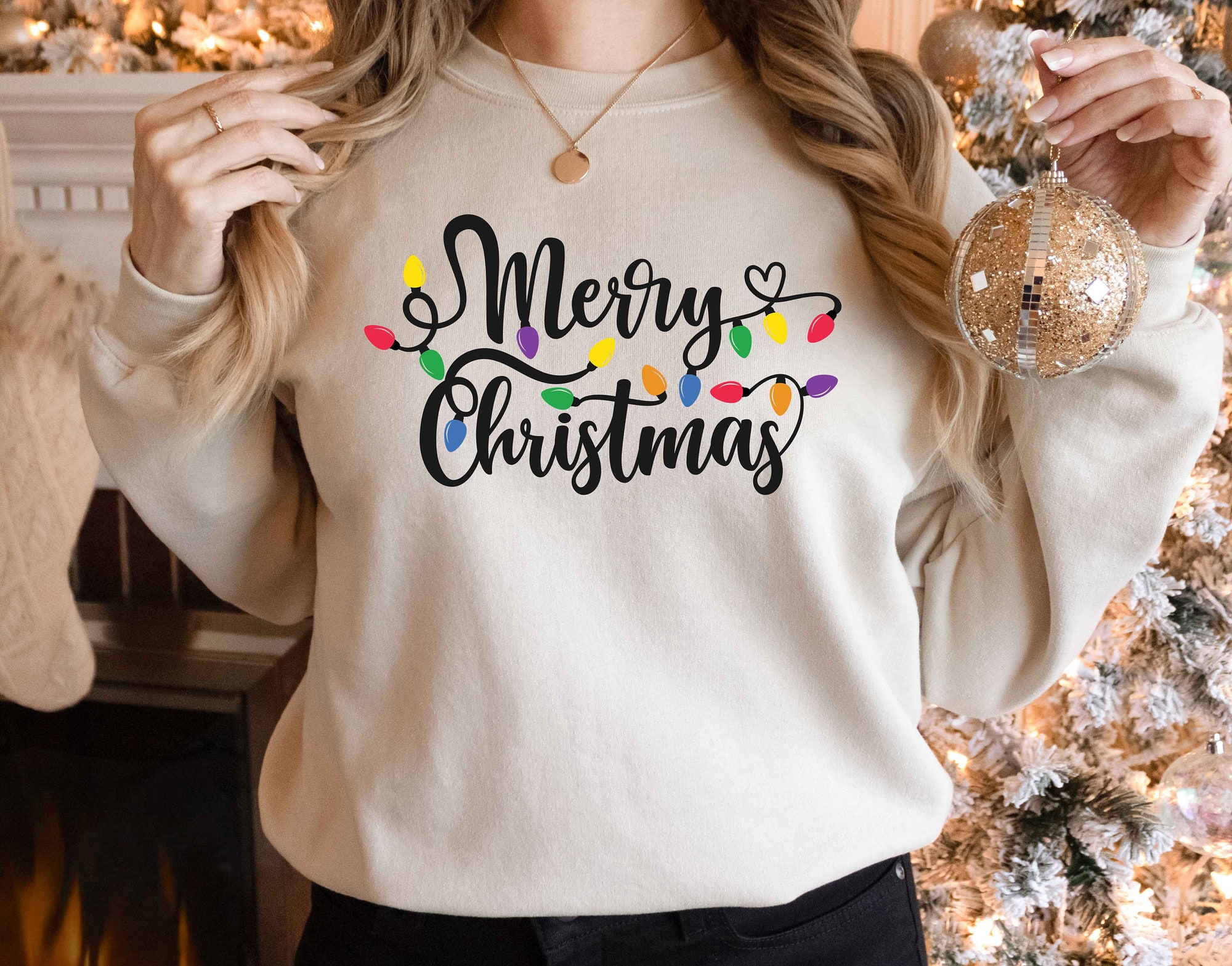 Christmas Sweatshirts: Merry Christmas Family 2023 Matching Santa Tees image 4