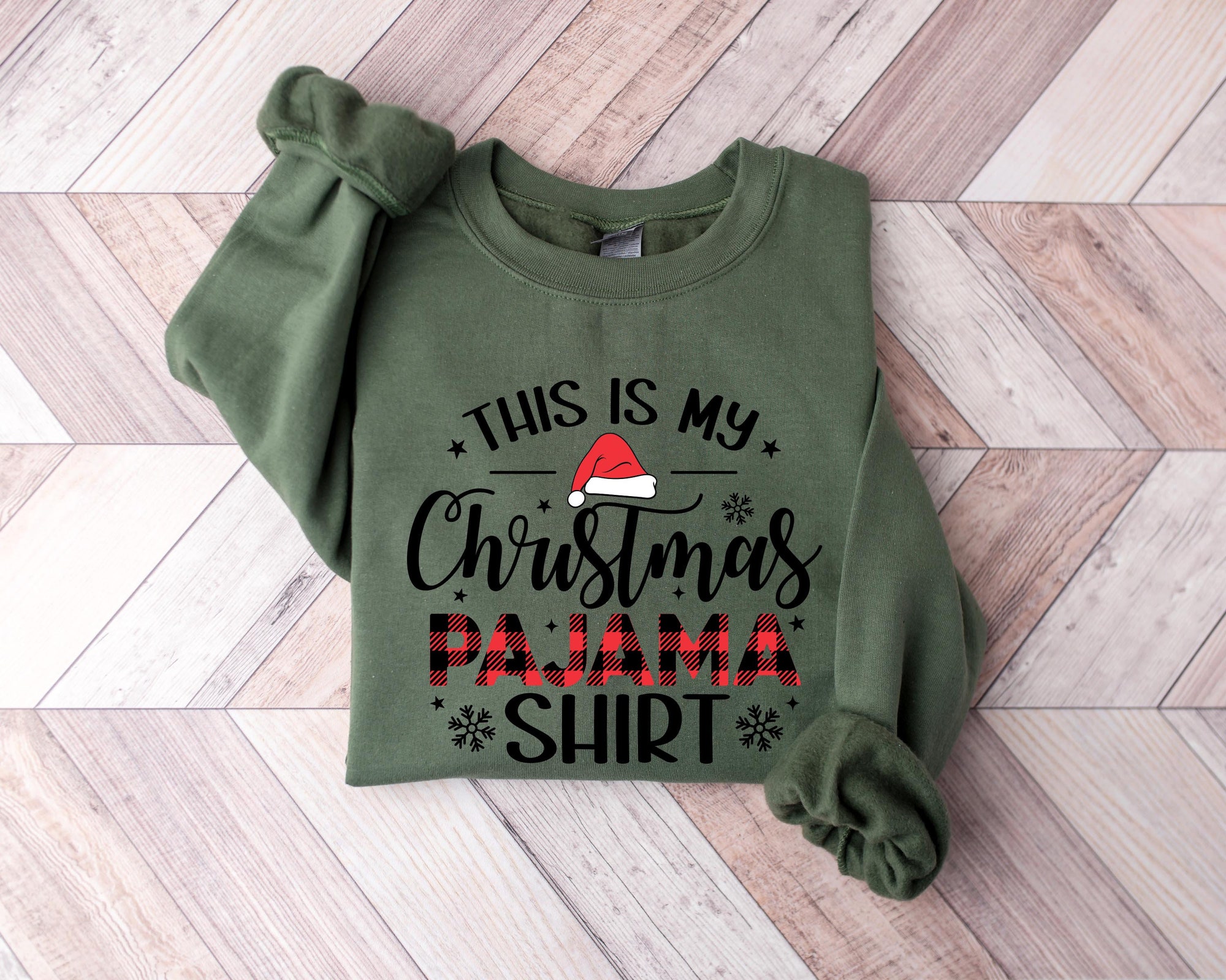 "This Is My Christmas Pajama Shirt: Season Sweatshirt Family 2023 Tee" image 1