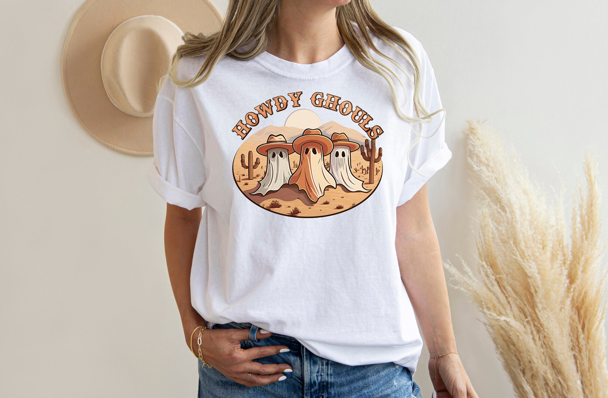 Howdy Pumpkin Western Halloween Shirt: Spooky Cowboy Tee image 3