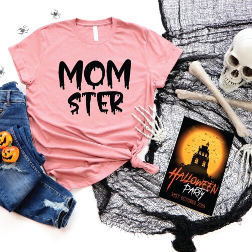 Halloween Momster & Funny Tee: Perfect Gift for Parents image 0