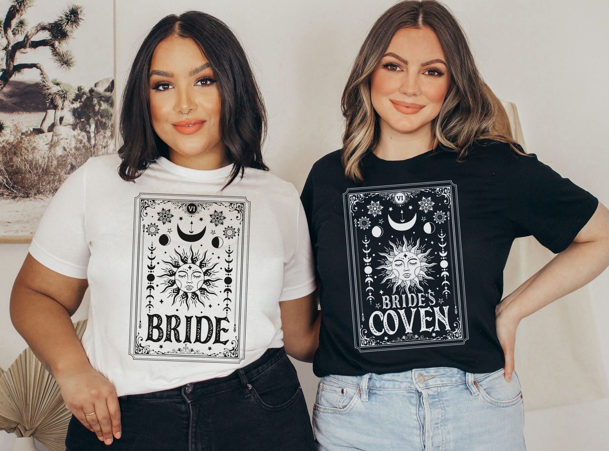Celestial & Tarot Bachelorette Party Shirts image 0
