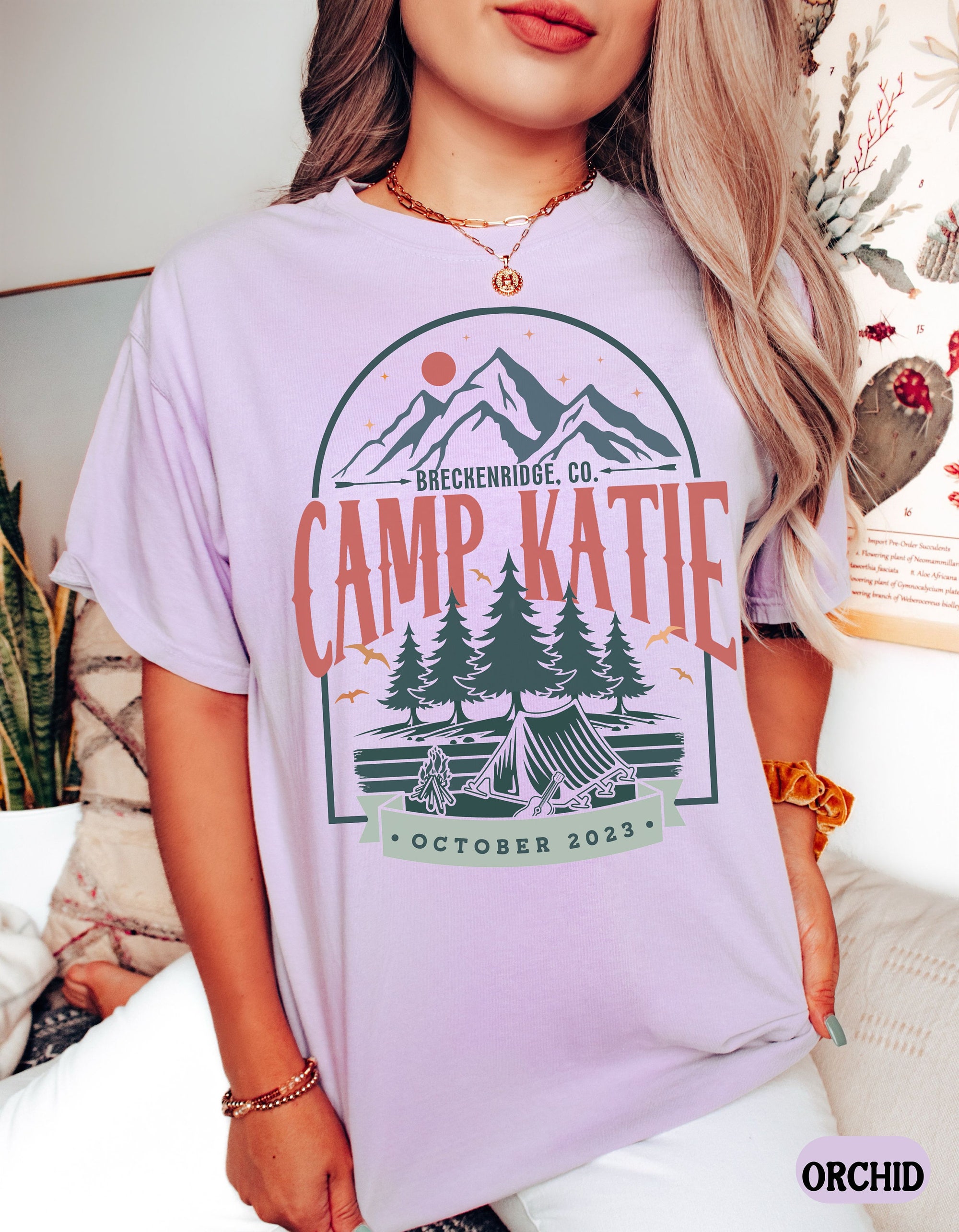 Vintage Camping Bachelorette & Mountain Bride Party Tees image 6