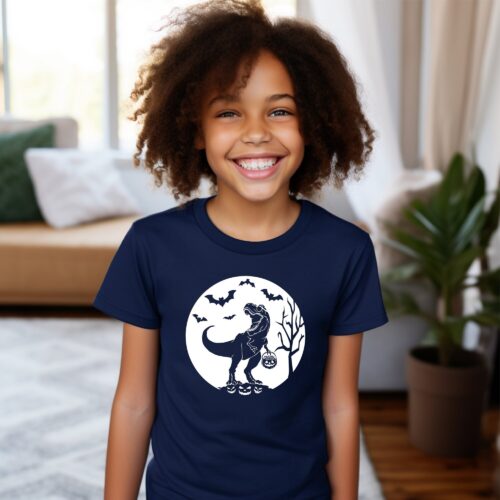 Dino Family Halloween: Matching Shirts for Kids & Parents image 0