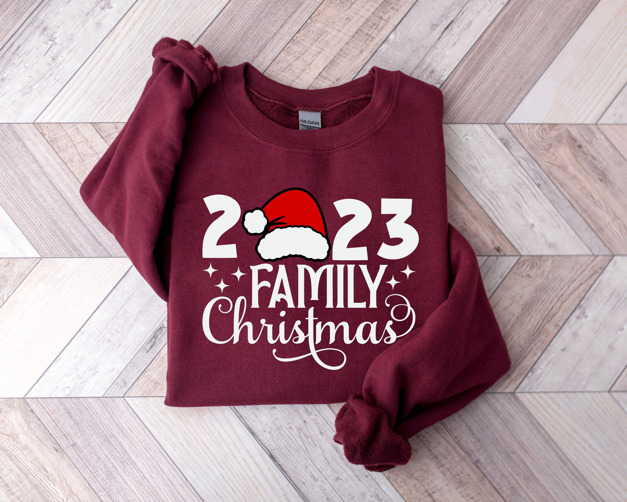 Family Christmas 2023 Shirt: Matching Santa Tees Party Shirt & Gifts image 3