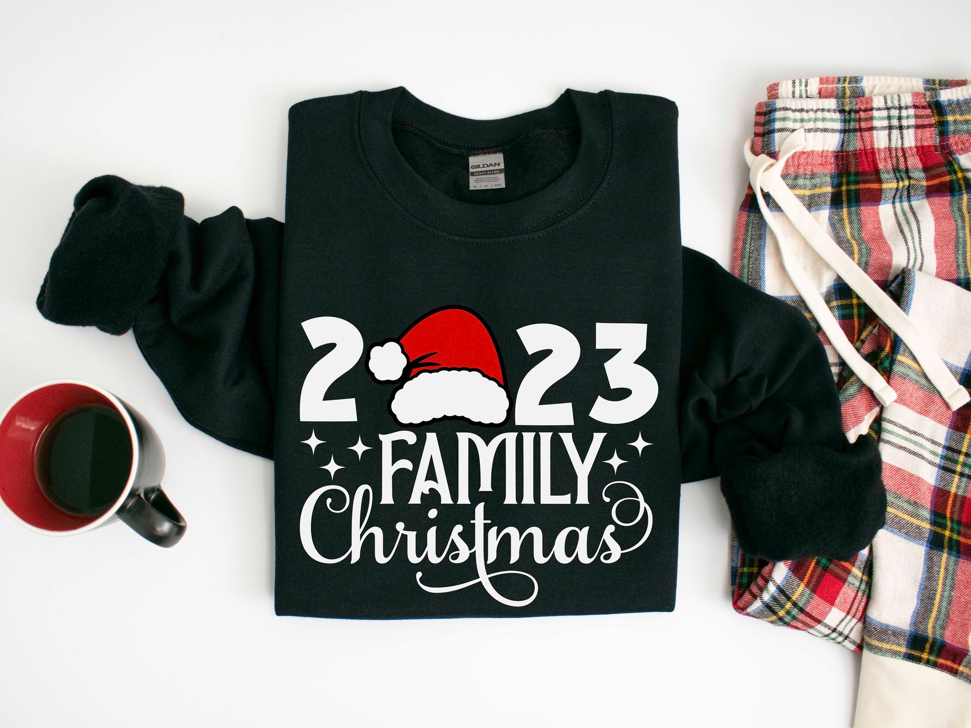 Family Christmas 2023 Shirt: Matching Santa Tees Party Shirt & Gifts image 4