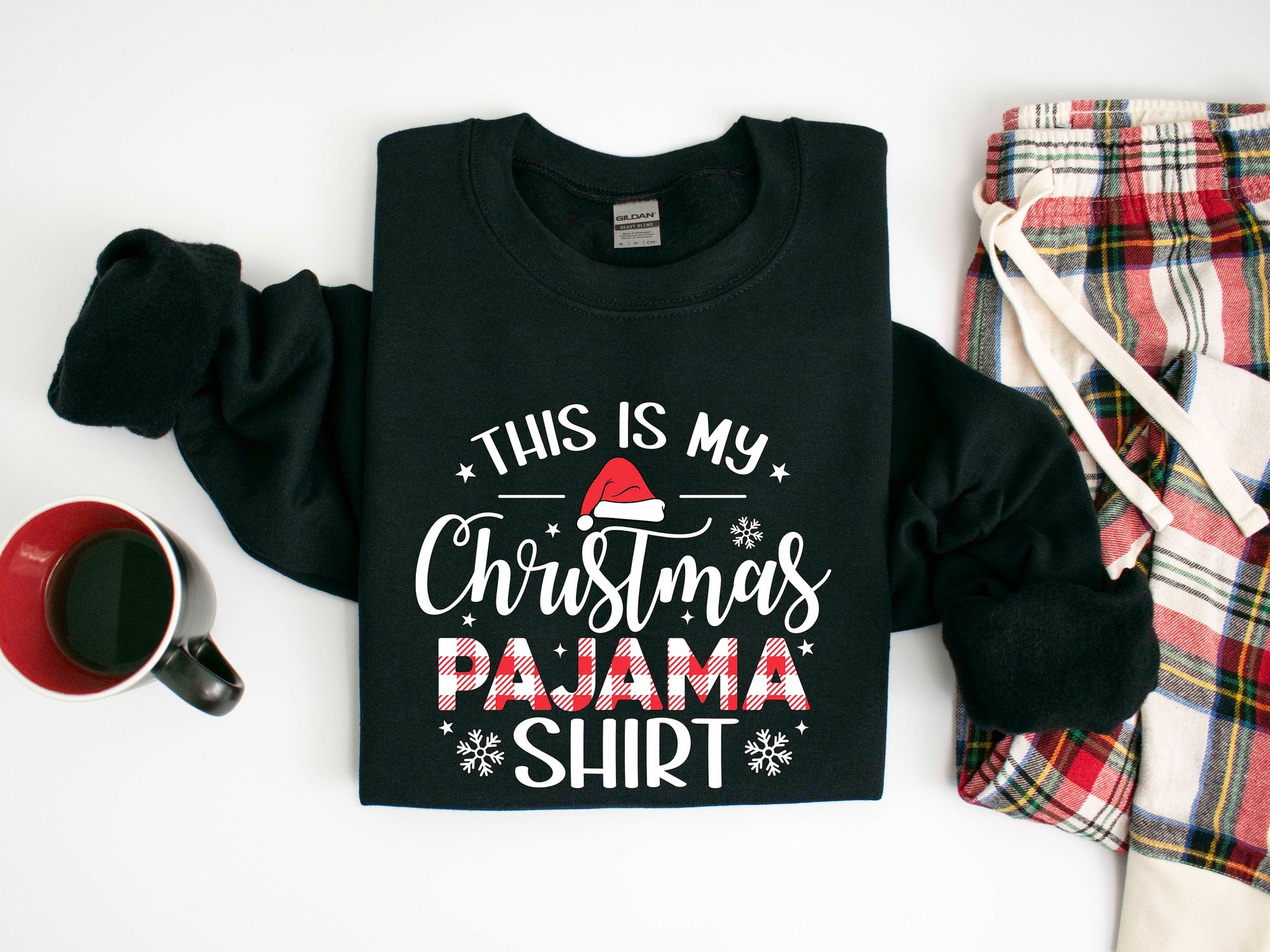 "This Is My Christmas Pajama Shirt: Season Sweatshirt Family 2023 Tee" image 4