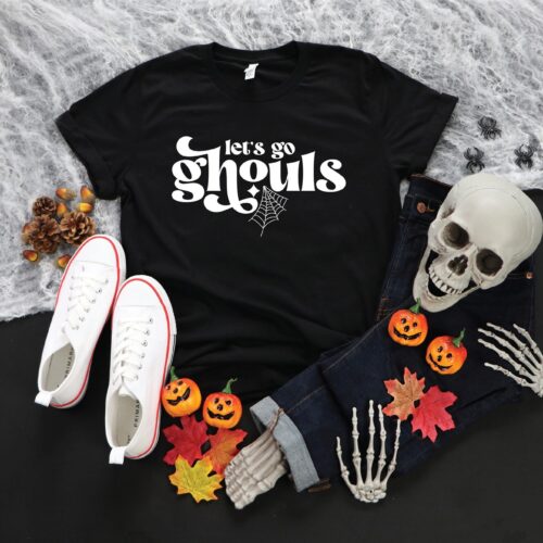 Let's Go Ghouls: Cute Halloween & Fall Shirts for Women & Kids image 0