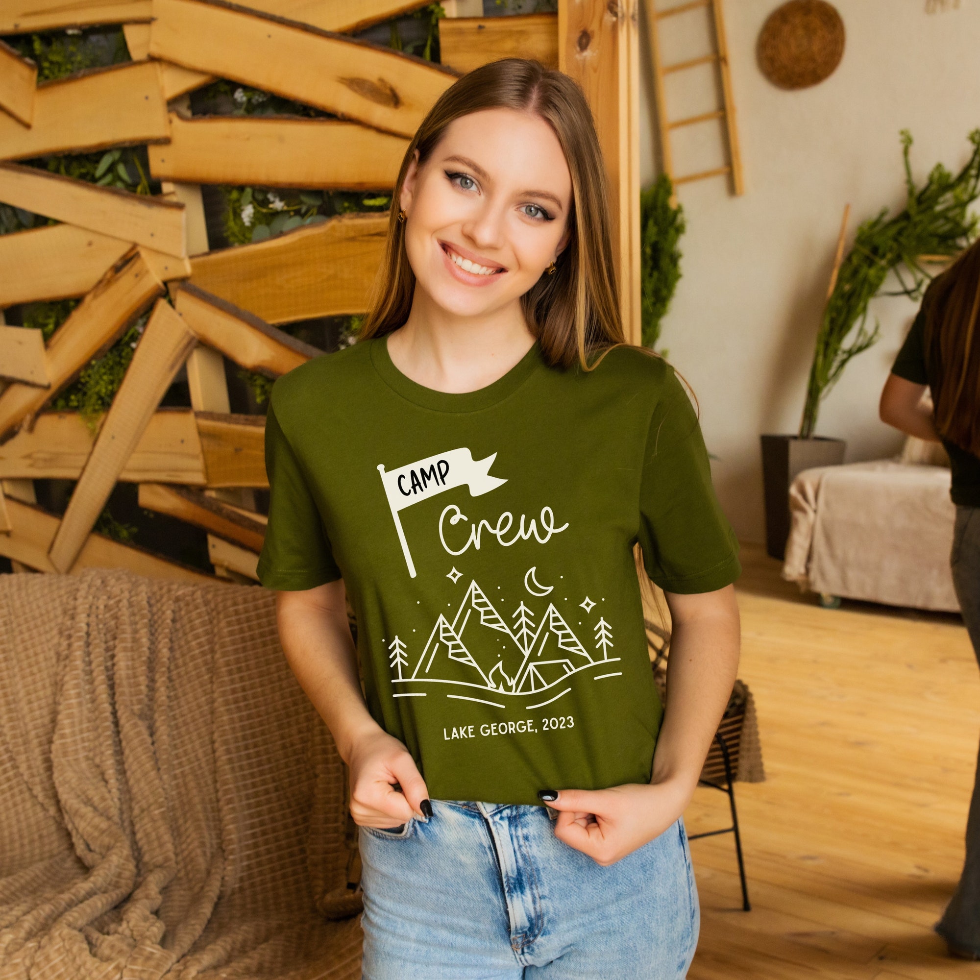 Camp Bachelorette Tees - Glamping & Hiking Bride Party Custom Shirts image 6