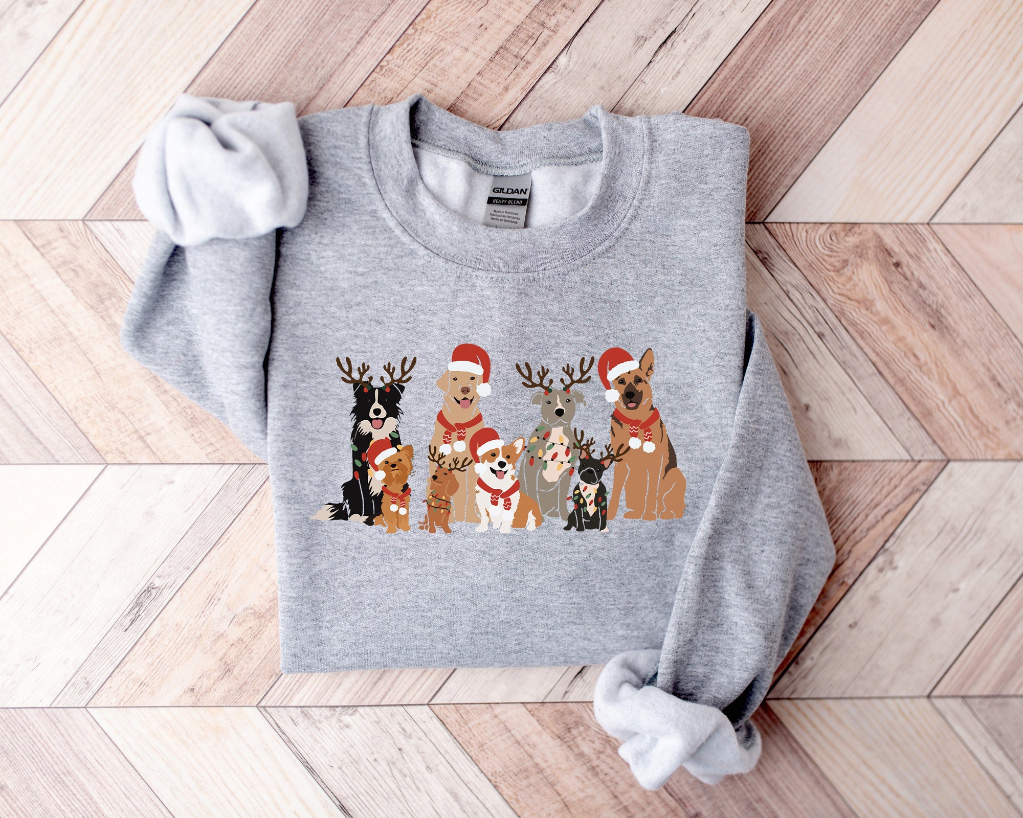 Christmas Dog Sweatshirt | Dog Owner Christmas Gift image 2