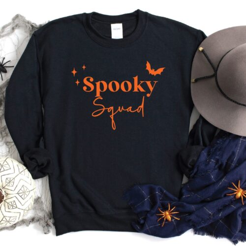 Spooky Squad Sweatshirt: Fun Matching Halloween Gift image 0