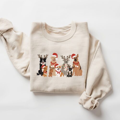 Christmas Dog Sweatshirt | Dog Owner Christmas Gift image 0