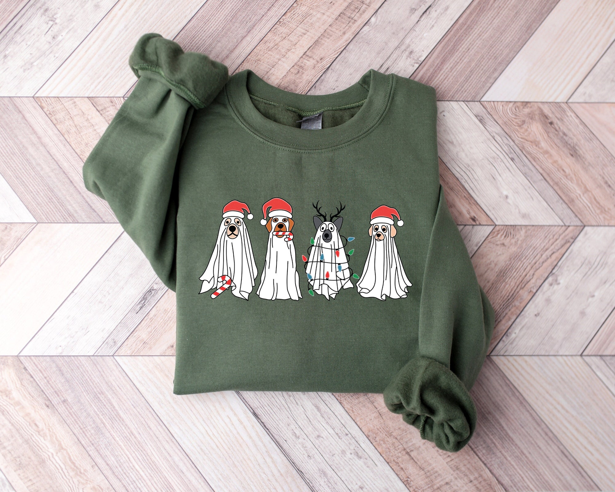 Christmas Dog Sweatshirt | Holiday Sweater image 0