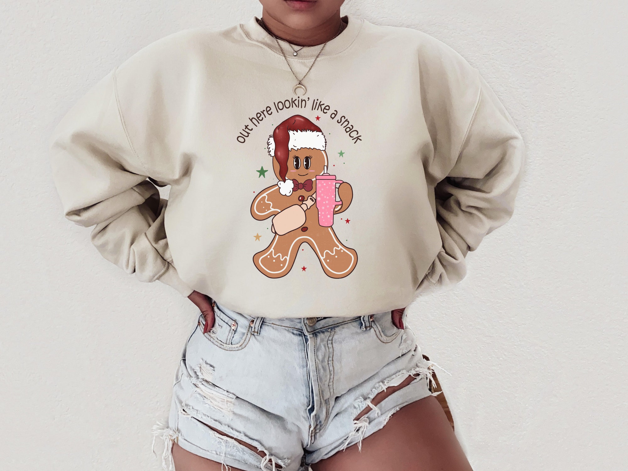 Snack Sweatshirt: Boujee Christmas Party Fashion image 1