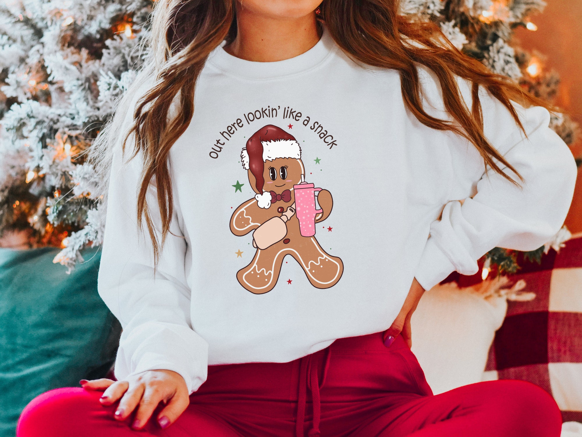 Snack Sweatshirt: Boujee Christmas Party Fashion image 4